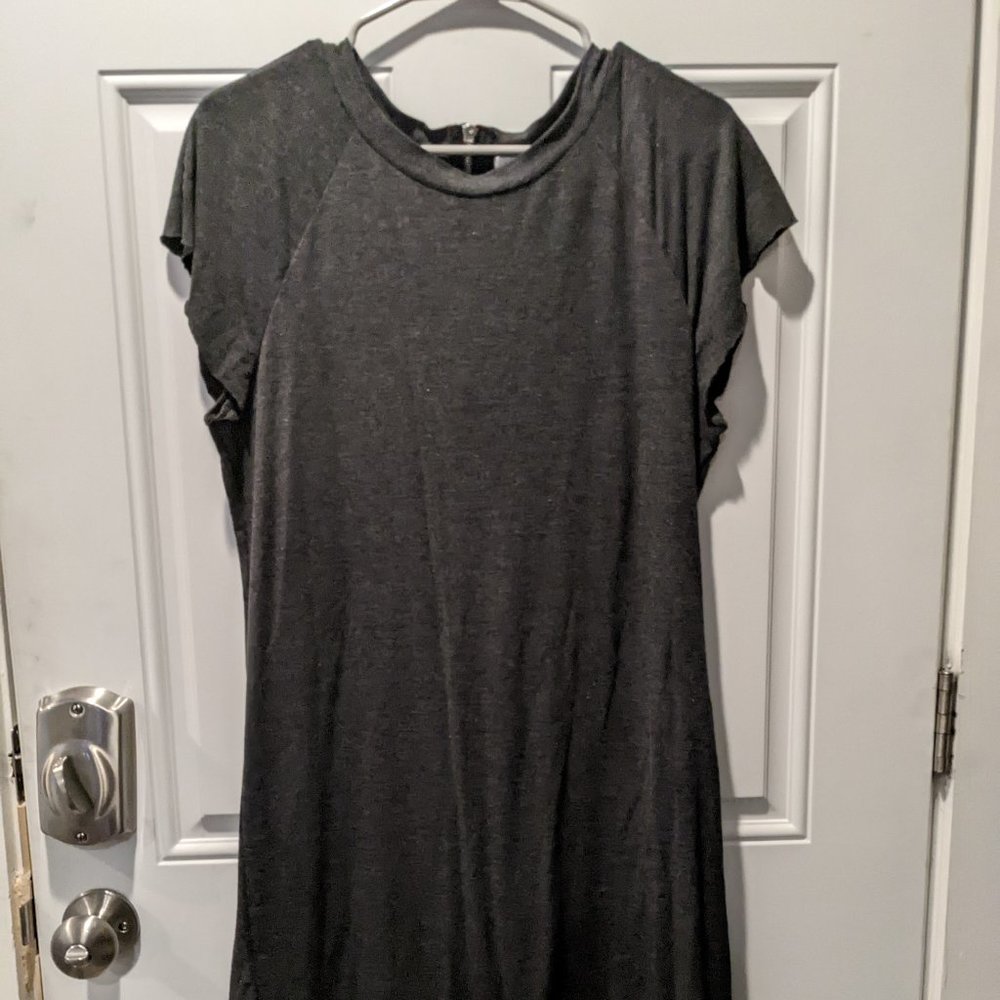 Soft & Chic Grey T-shirt Dress